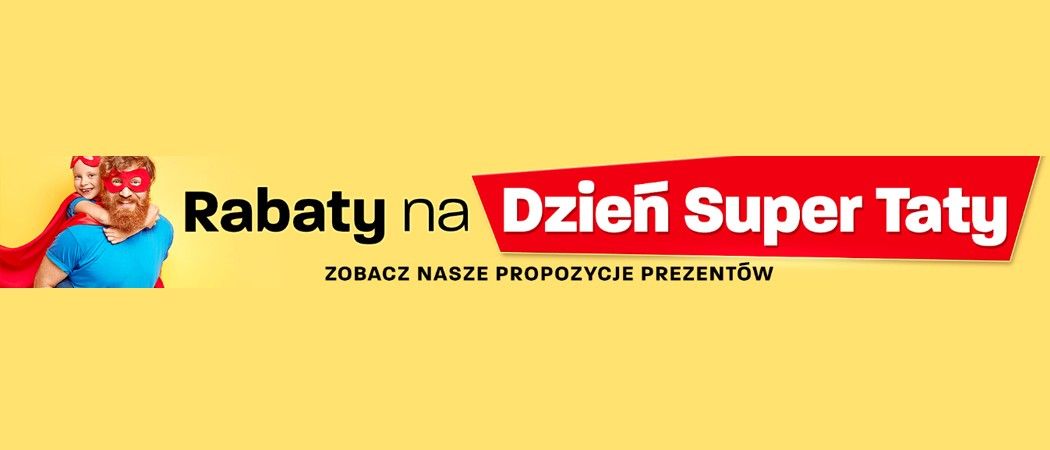 Promocja RABATY NA DZIEŃ SUPER TATY w RTV EURO AGD - kup taniej wybrane małe AGD!