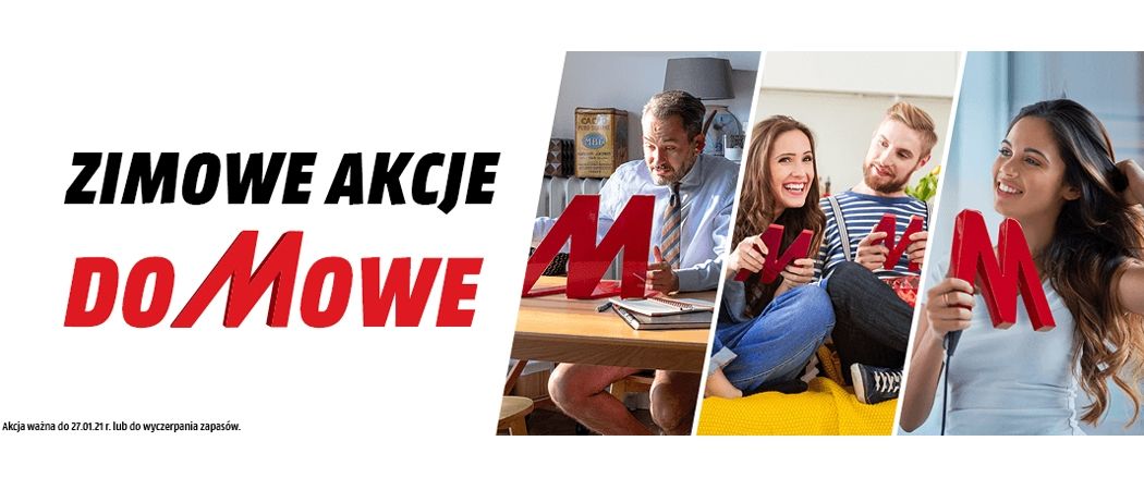 Promocja ZIMOWE AKCJE DOMOWE w Media Markt - kup jeszcze taniej wybrane AGD!