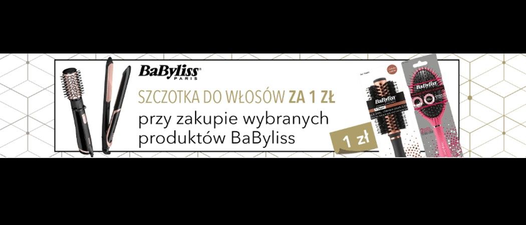 Promocja BaByliss w RTV EURO AGD - kup wybrane małe AGD i zyskaj szczotkę do włos&oacute;w za 1 zł!
