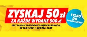 Promocja 50 ZŁ ZA 500 ZŁ w Media Expert