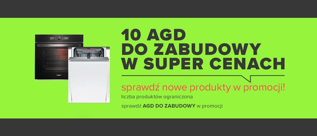 Promocja Neonet na AGD do zabudowy - kup jeszcze taniej wybraną lod&oacute;wkę, zmywarkę, płytę lub piekarnik!