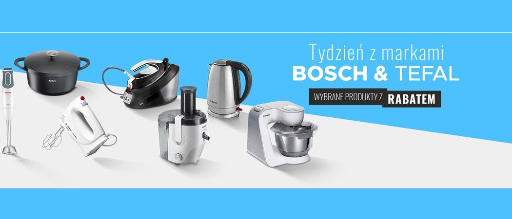 Promocja Neo24 na małe AGD - kup wybrane małe AGD BOSCH lub TEFAL i zyskaj rabat!