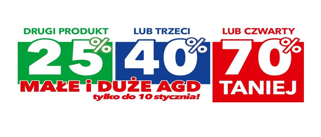 Promocja w RTV EURO AGD - kup sprzęty AGD i odbierz nawet do 70% rabatu na jeden z nich!