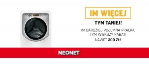 Promocja na pralki w NEONET
