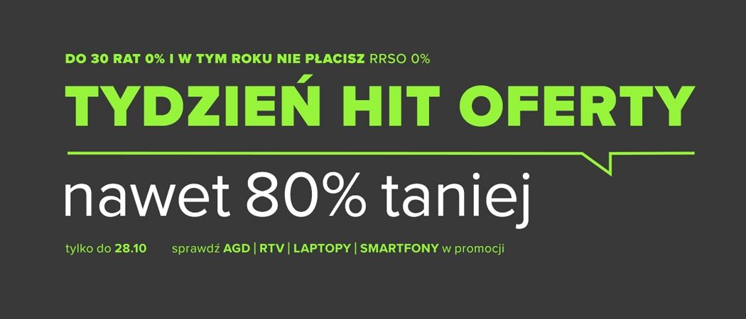 Promocja TYDZIEŃ HIT OFERTY w Neonet - kup wybrane AGD taniej z kodem rabatowym!