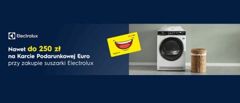 Promocja na suszarki ELECTROLUX w RTV EURO AGD
