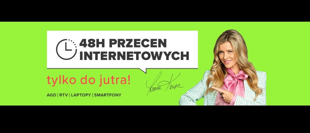Promocja 48H PRZECEN INTERNETOWYCH w Neonet - kup jeszcze taniej wybrane AGD!