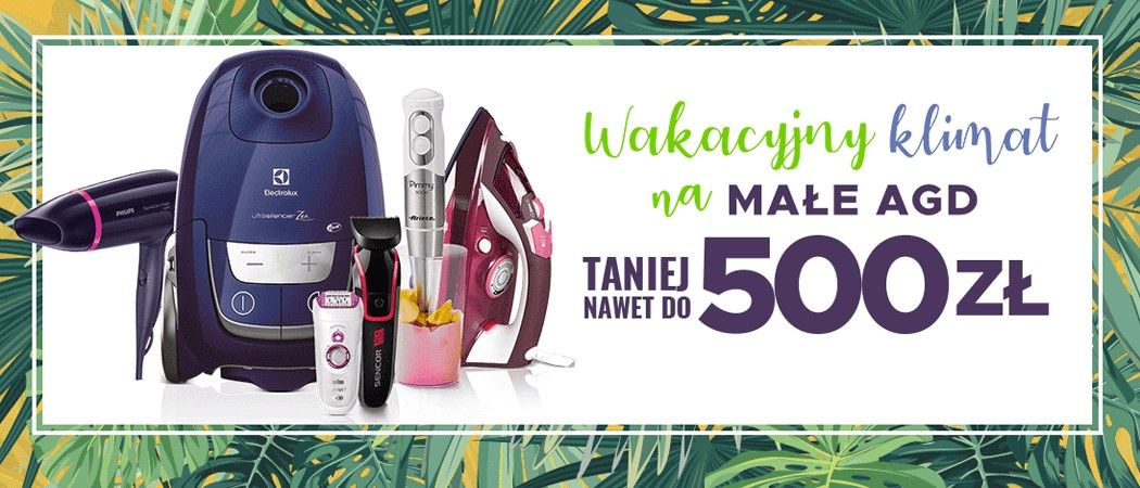 Promocja WAKACYJNY KLIMAT NA MAŁE AGD w Neo24 - kup taniej promocyjne małe AGD!