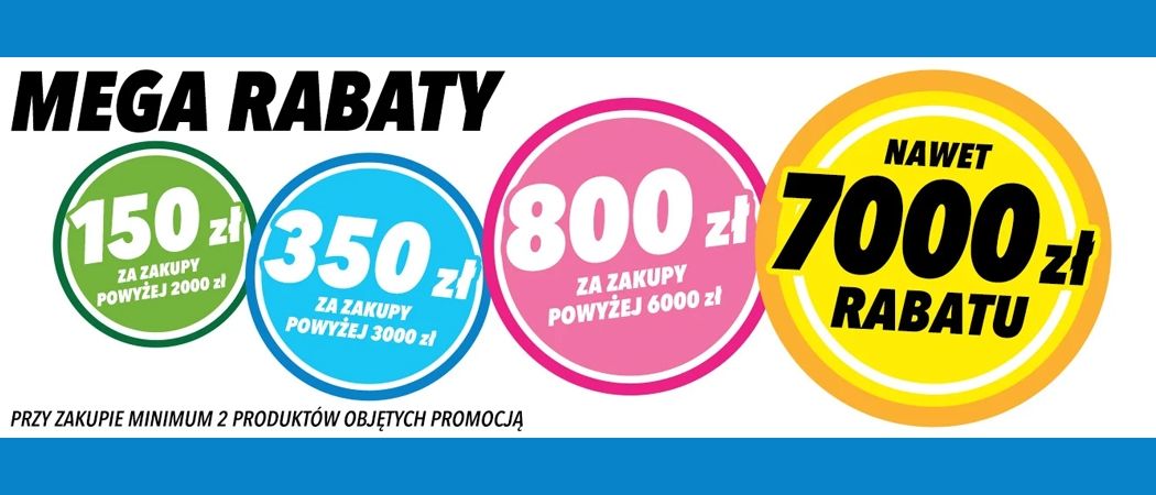 Promocja MEGA RABATY w Media Expert - kup promocyjne AGD nawet do 7000 zł taniej!