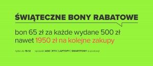 Promocja "Świąteczne bony rabatowe" w NEONET