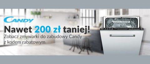 Promocja na zmywarki CANDY