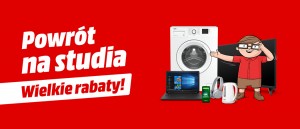 Promocja "Powr&oacute;t na studia" w Media Markt