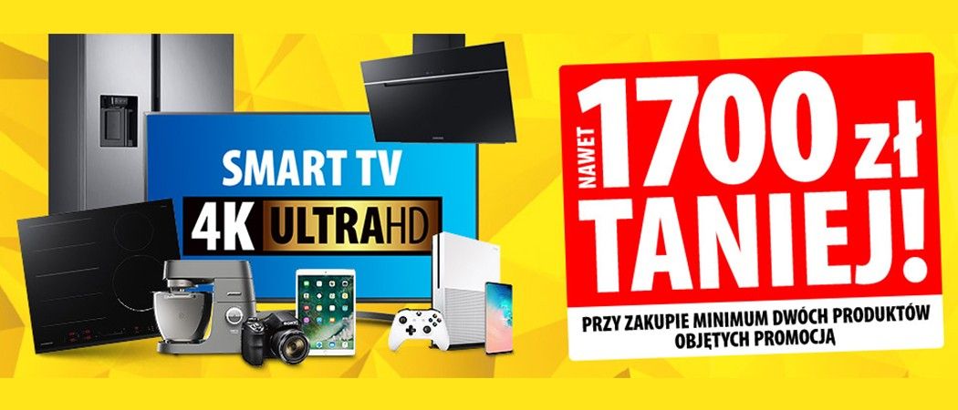 Promocja w Media Expert - kup minimum 2 promocyjne sprzęty AGD z rabatem nawet do 1700 zł!