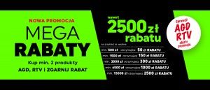 Promocja "Mega rabaty" w NEONET