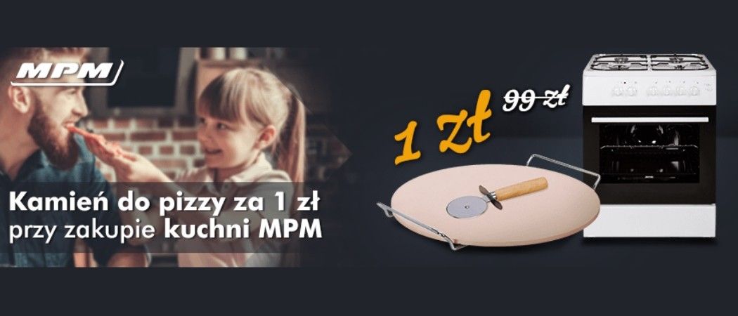 Promocja na kuchnie MPM w RTV EURO AGD - kamień do pizzy za 1 zł!