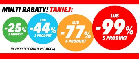 Promocja MULTI RABATY! w Media Expert