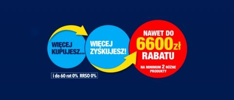 Promocja WIĘCEJ KUPUJESZ, WIĘCEJ ZYSKUJESZ w RTV EURO AGD