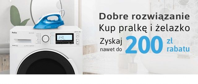 Promocja na pralki i żelazka w NEO24