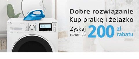 Promocja na pralki i żelazka w NEO24