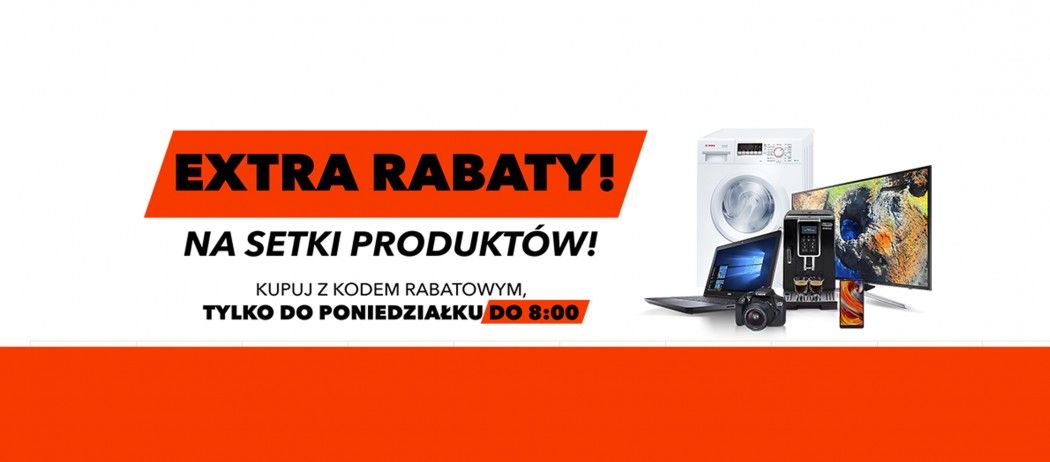 Promocja na AGD "Extra rabaty na setki produkt&oacute;w" w RTV EURO AGD!