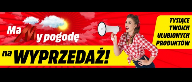 Promocja Mamy Pogodę na Wyprzedaż w Media Markt