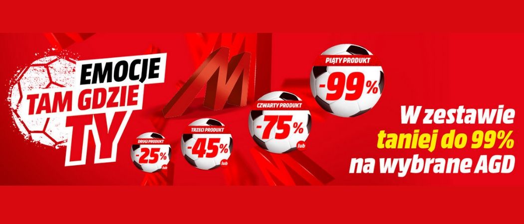 Promocja W ZESTAWIE TANIEJ w Media Markt - kup wybrane AGD i zyskaj rabat na jeden ze sprzęt&oacute;w!