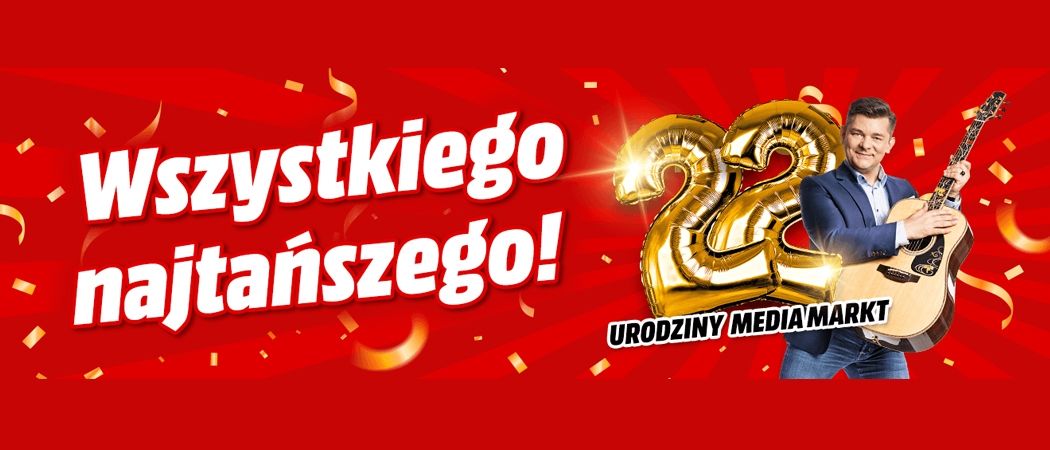 Promocja WSZYSTKIEGO NAJTAŃSZEGO w Media Markt - kup taniej wybrany ekspres, odkurzacz i wiele innych!