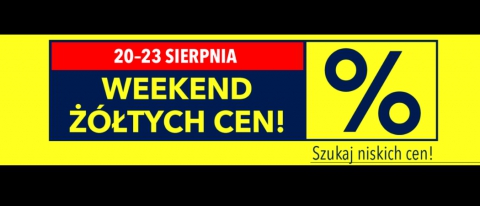 Promocja Weekend Ż&oacute;łtych Cen w RTV EURO AGD