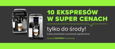 Promocja na ekspresy do kawy w NEONET