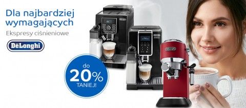 Promocja na ekspresy DeLonghi w eMAG