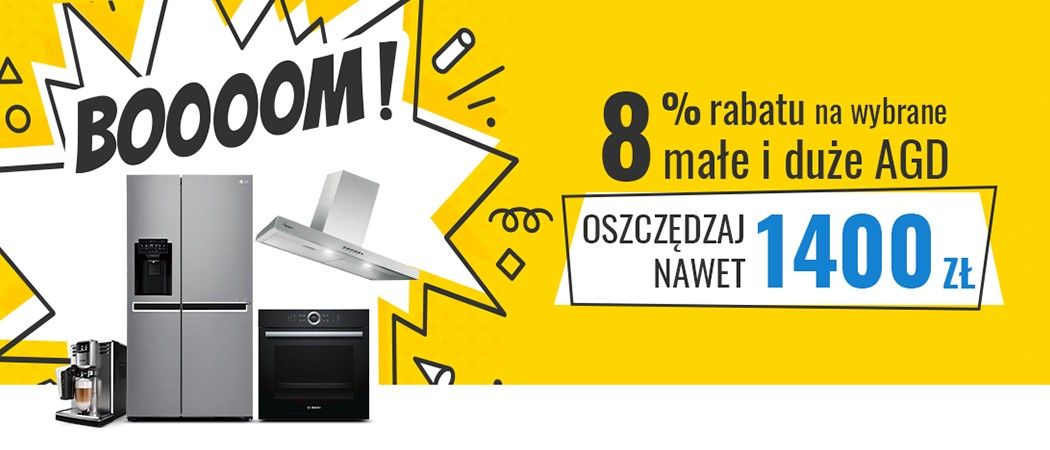 Promocja na AGD w Neo24 - kup promocyjny sprzęt AGD i zyskaj do 8% dodatkowego rabatu!