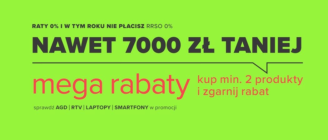 Promocja MEGA RABATY w Neonet - kup promocyjne AGD nawet do 7000 zł taniej!