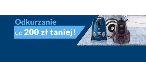 Rabaty na odkurzacze w RTV EURO AGD