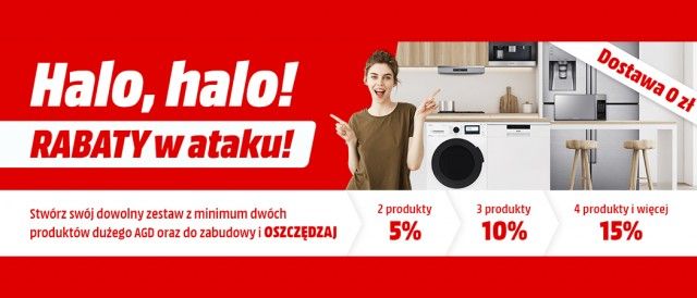 Rabaty na zestawy AGD w Media Markt