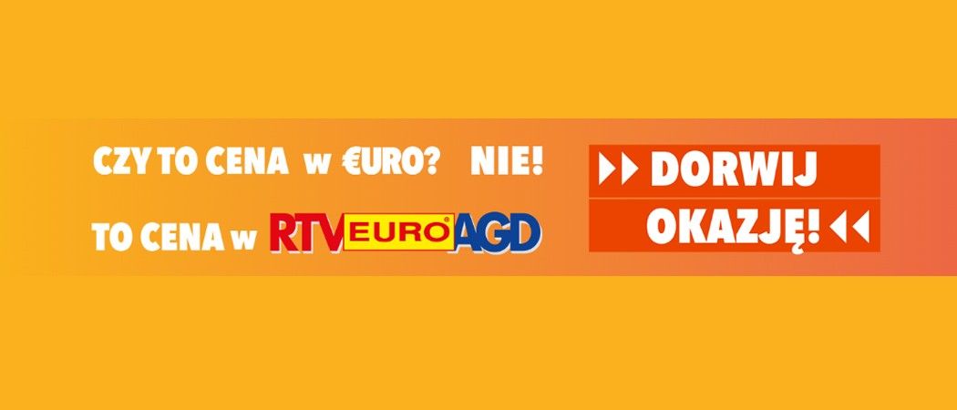 Promocja DORWIJ OKAZJĘ! w RTV EURO AGD - kup wybrane AGD taniej z kodem rabatowym!