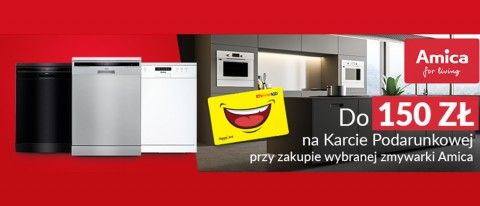 Promocja na zmywarki AMICA w RTV EURO AGD