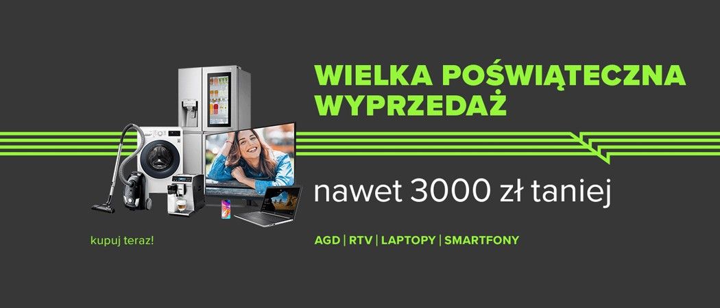 Promocja WIELKA POŚWIĄTECZNA WYPRZEDAŻ w Neonet - kup AGD taniej z kodem rabatowym!
