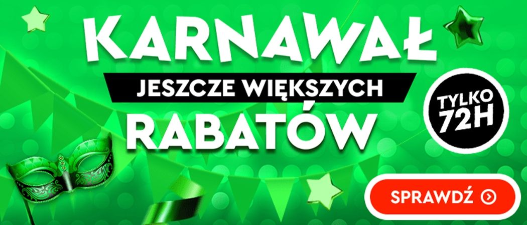 Promocja KARNAWAŁ JESZCZE WIĘKSZYCH RABAT&Oacute;W w Ole Ole - kup jeszcze taniej wybrane AGD !