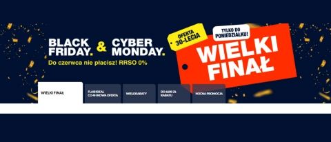 Promocja BLACK FRIDAY&amp;CYBER MONDAY w RTV EURO AGD