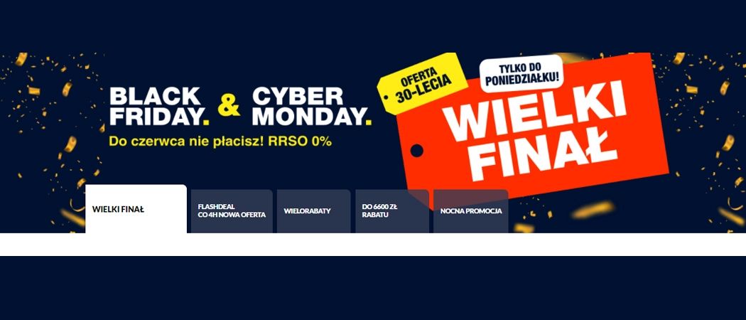 Promocja BLACK FRIDAY&amp;CYBER MONDAY w RTV EURO AGD - kup jeszcze taniej wybrane AGD!