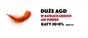 Promocja ratalna na duże AGD w RTV EURO AGD
