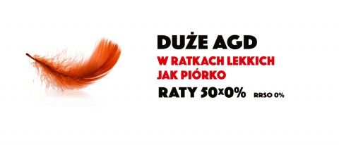 Promocja ratalna na duże AGD w RTV EURO AGD
