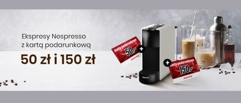 Promocja na ekspresy NESPRESSO w Media Markt
