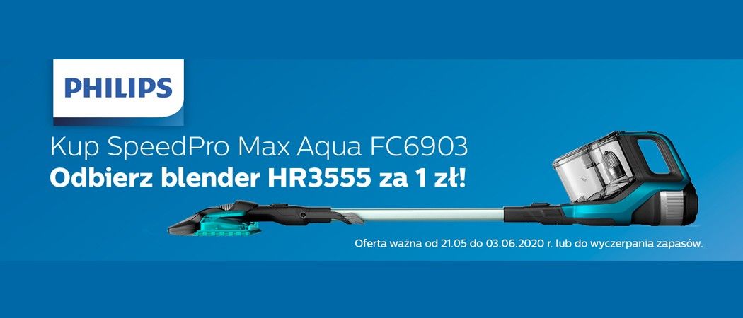 Promocja PHILIPS w Neonet - kup promocyjny odkurzacz i zyskaj w prezencie blender za 1 zł!