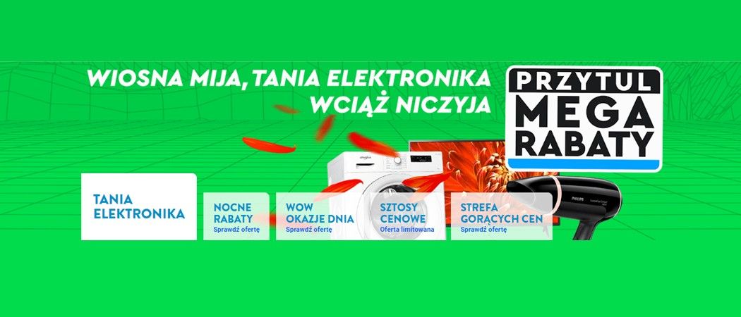 Promocja PRZYTUL MEGA RABATY w Ole Ole - kup jeszcze taniej wybrane AGD!