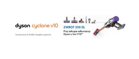 Promocja na odkurzacze DYSON