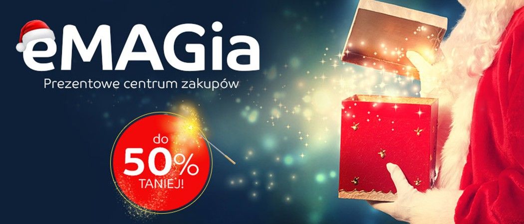 Kup sprzęt AGD z rabatem nawet do 50% w promocji "eMAGIA" w sklepie  eMAG!