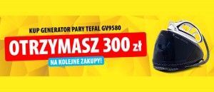 Promocja na generatory pary TEFAL w Media Expert