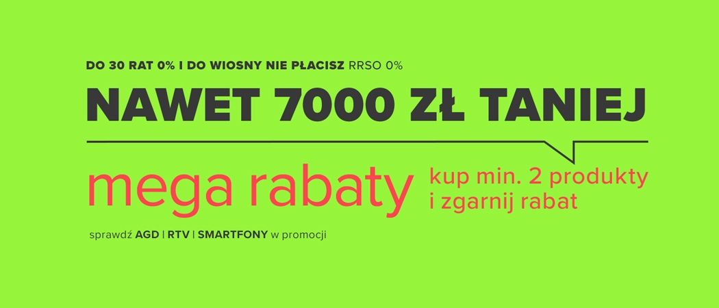 Promocja MEGA RABATY w Neonet - kup promocyjne AGD nawet do 7000 zł taniej!