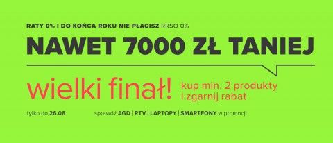 Promocja MEGA RABATY - WIELKI FINAŁ w NEONET